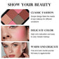 Palette de Blush Crème 12 Couleurs 🌸 | Texture douce, tenue longue & teintes buildables ✨ – Pour un teint frais & naturel toute la journée 💄