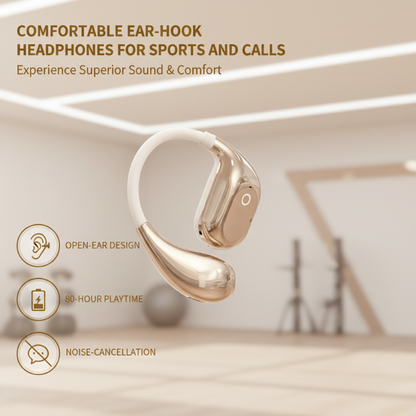 Casque confortable avec contour d'oreille pour le sport et les appels téléphoniques