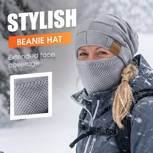 🧣 50% DE RÉDUCTION ! 🎩 Bonnet d‘Hiver avec Cache-Visage – Chaud, Protection Visage & Confort Ultime ❄️