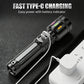 Lampe de poche LED zoom multifonctionnelle avec affichage de la puissance
