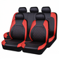 📢📢50% DE RÉDUCTION !! ⏰ Ensemble de 9 housses de siège auto en cuir – Ajustement universel, durables & faciles d'entretien – Parfaites pour le confort & la protection en voiture 🚗