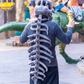 Oreiller tête de squelette de dinosaure, 4 couleurs disponibles, coussin unisexe, idéal pour les fêtes déguisées et pour se détendre sur le canapé