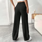 💐60% DE RÉDUCTION ! Pantalon Large Taille Haute – Tissu Doux, Confort Absolu 🌸☁️【Offre Limitée】