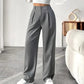 💐60% DE RÉDUCTION ! Pantalon Large Taille Haute – Tissu Doux, Confort Absolu 🌸☁️【Offre Limitée】