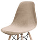 Housse de chaise souple et extensible à courbes