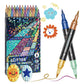 ✨ Nouveauté 2026 | 24 Marqueurs Pailletés Double-Pointe | Illuminez Vos Créations 🎨【-60%】