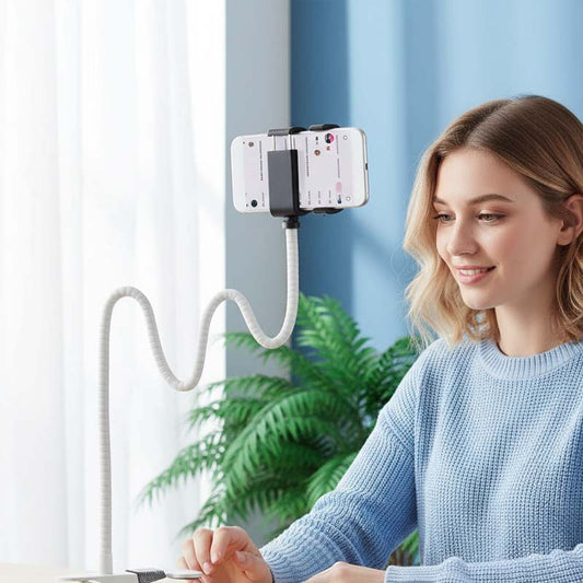 【-50% FLASH !】📱 Support de téléphone flexible à col de cygne pour lit & bureau ✨ Libérez vos mains !