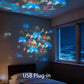 🎨50 % de réduction🌈Projecteur LED rotatif à effet dynamique