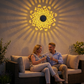 🌞 55 % DE RÉDUCTION MAINTENANT ! 🌀 Lampe solaire mandala – Projection de motifs époustouflants, design 2 en 1 pour sol et mur, étanche IP65, allumage/extinction automatique 🌿