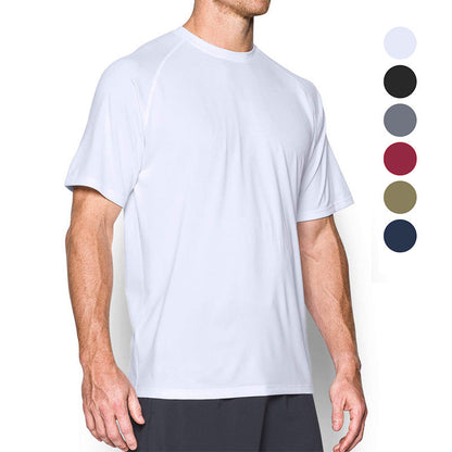 T-shirt à col rond pour homme, manches courtes raglan