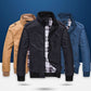 🧥50 % de réduction ! Veste Décontractée Business pour Homme – Coupe-vent élégant en nylon, poches multiples & col montant 🌬️💼