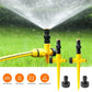 💧 50% DE RÉDUCTION – Arroseur de pelouse 360° – rotation réglable 90°-180°-360° – tandem pour grandes surfaces – résistant à la corrosion – durable
