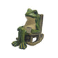 🐸🌞 50% DE RÉDUCTION – Décoration solaire de jardin : grenouille sur fauteuil à bascule | S’allume automatiquement la nuit, résiste à la pluie, charme garanti ✨🌿