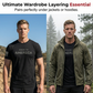 👕💪🔥 PROMO -56% ! T-Shirt Col Rond Coupe Athlétique Homme – Coton Respirant, Évacuation d’Humidité & Freedom de Mouvement (Vert/Noir, S-3XL)
