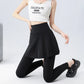 🥳SOLDES 2026🥳Faux Deux-pièces Pantalon Skinny Requin avec Jupe