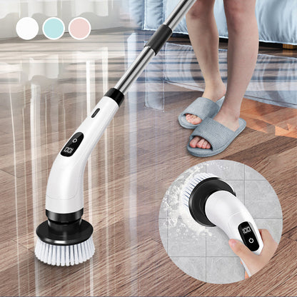 Ensemble de brosses de nettoyage électriques 9 en 1 pour un usage domestique