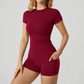 Ensemble Femme Haut et Short Hautement Extensibles