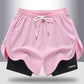 🥳SOLDES 2026🥳Short de course 2-en-1 à séchage rapide pour hommes et femmes