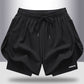 🥳SOLDES 2026🥳Short de course 2-en-1 à séchage rapide pour hommes et femmes
