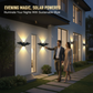 📢📢50 % DE RÉDUCTION !! ⏰Applique murale LED unique, étanche, en forme de papillon et de chauve-souris, à énergie solaire