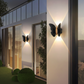 📢📢50 % DE RÉDUCTION !! ⏰Applique murale LED unique, étanche, en forme de papillon et de chauve-souris, à énergie solaire