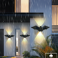 📢📢50 % DE RÉDUCTION !! ⏰Applique murale LED unique, étanche, en forme de papillon et de chauve-souris, à énergie solaire