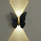 📢📢50 % DE RÉDUCTION !! ⏰Applique murale LED unique, étanche, en forme de papillon et de chauve-souris, à énergie solaire