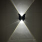 📢📢50 % DE RÉDUCTION !! ⏰Applique murale LED unique, étanche, en forme de papillon et de chauve-souris, à énergie solaire