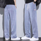 Pantalon de loisirs respirant et polyvalent en Tencel pour hommes avec jambe large