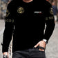 T-shirt à col rond à manches longues pour homme