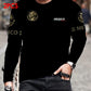T-shirt à col rond à manches longues pour homme