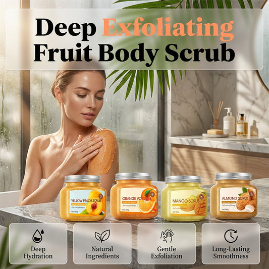 Gommage corporel aux extraits naturels de fruits