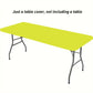 Housse de Table Extensible en Spandex pour Tables Rectangulaires et Carrées