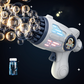 Pistolet à Bulles Automatique avec Lumières LED