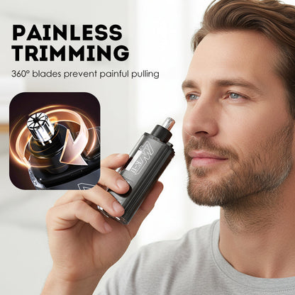 Taille de cheveux de nez et d'oreille avec écran LED