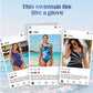 Maillot de Bain Femme Une Pièce à Imprimé