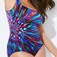 Maillot de Bain Femme Une Pièce à Imprimé