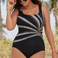 Maillot de Bain Femme Une Pièce à Imprimé