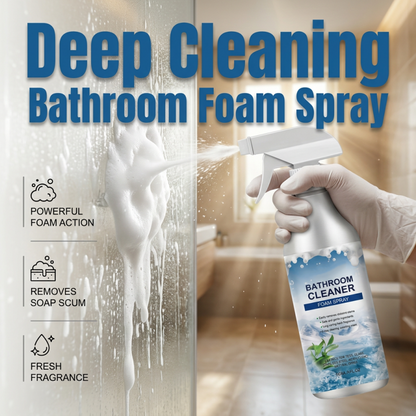 nettoyage profond spray mousse salle de bain