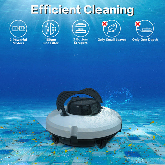 🤖 PROMO –50% ! Robot Nettoyeur Piscine Sans Fil – Navigation Intelligente, Haute Aspiration, Utilisation 1 Bouton 💥