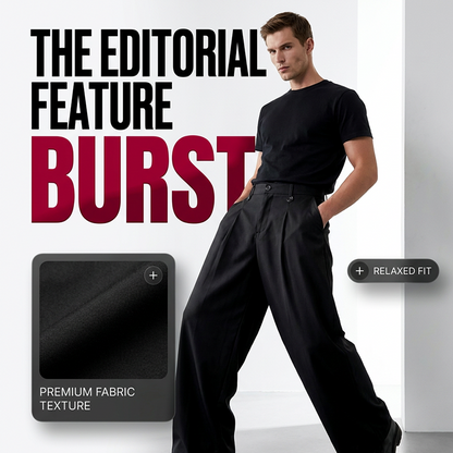 👖 40 % DE RÉDUCTION ! ⏳ Pantalon de costume pour homme à coupe classique et jambes larges – Coupe ajustée, tissu respirant, idéal pour le travail, les mariages ou les événements officiels ✨