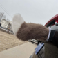 Queue de voiture électrique télécommandée en peluche