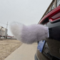 Queue de voiture électrique télécommandée en peluche
