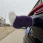 Queue de voiture électrique télécommandée en peluche