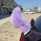 Queue de voiture électrique télécommandée en peluche