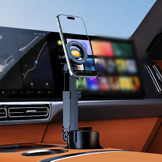 🚗 50% DE RÉDUCTION – Support téléphone pour porte-gobelet – aimant N52 – ajustable à 360° – utilisation à une main