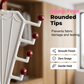 ✨Un acheté un offert 👔Rangement V‑shaped double face – Portant de rangement multifonction
