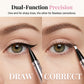 ✨ Eyeliner double embout & crayon correcteur ✨ Eyeliner liquide précis avec embout correcteur pour un regard impeccable