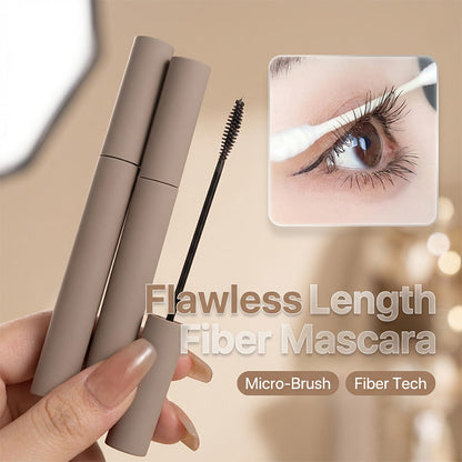 Mascara aux fibres – Allonge et recourbe les cils, waterproof 24 h, ne coule pa