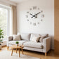 Ensemble d'horloge murale lumineuse 3D en acrylique à monter soi-même